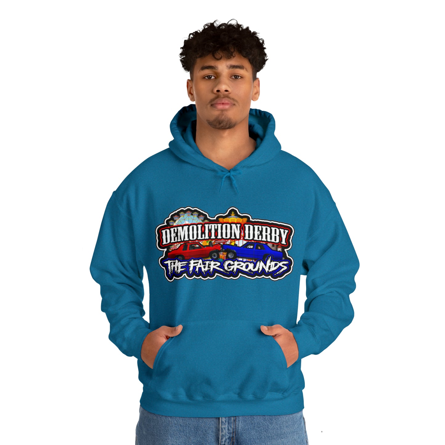 Front Logo Unisex Heavy Blend™ Hooded Sweatshirt w/Logo on Front Only