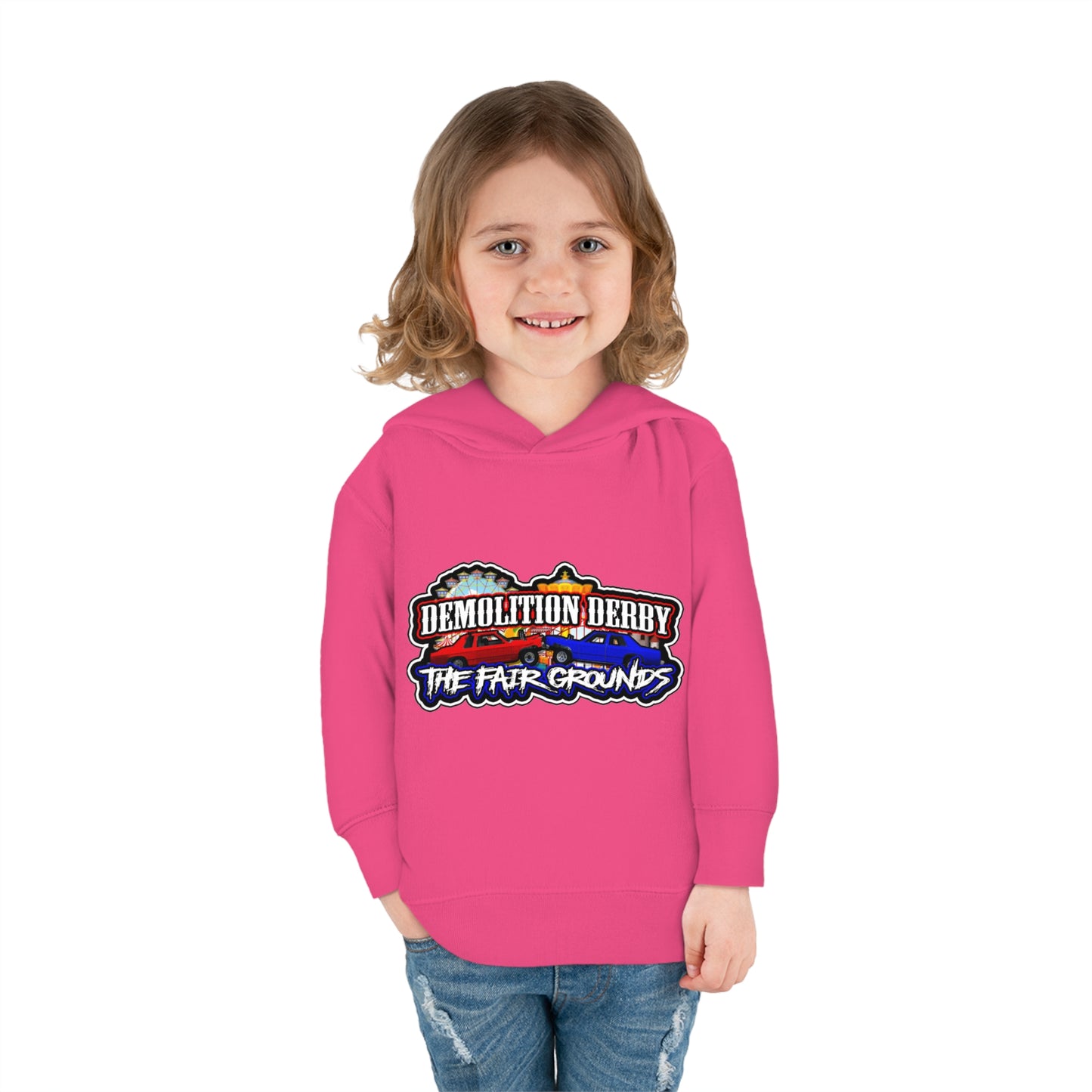 Toddler Pullover Fleece Hoodie w/ Logo on Front