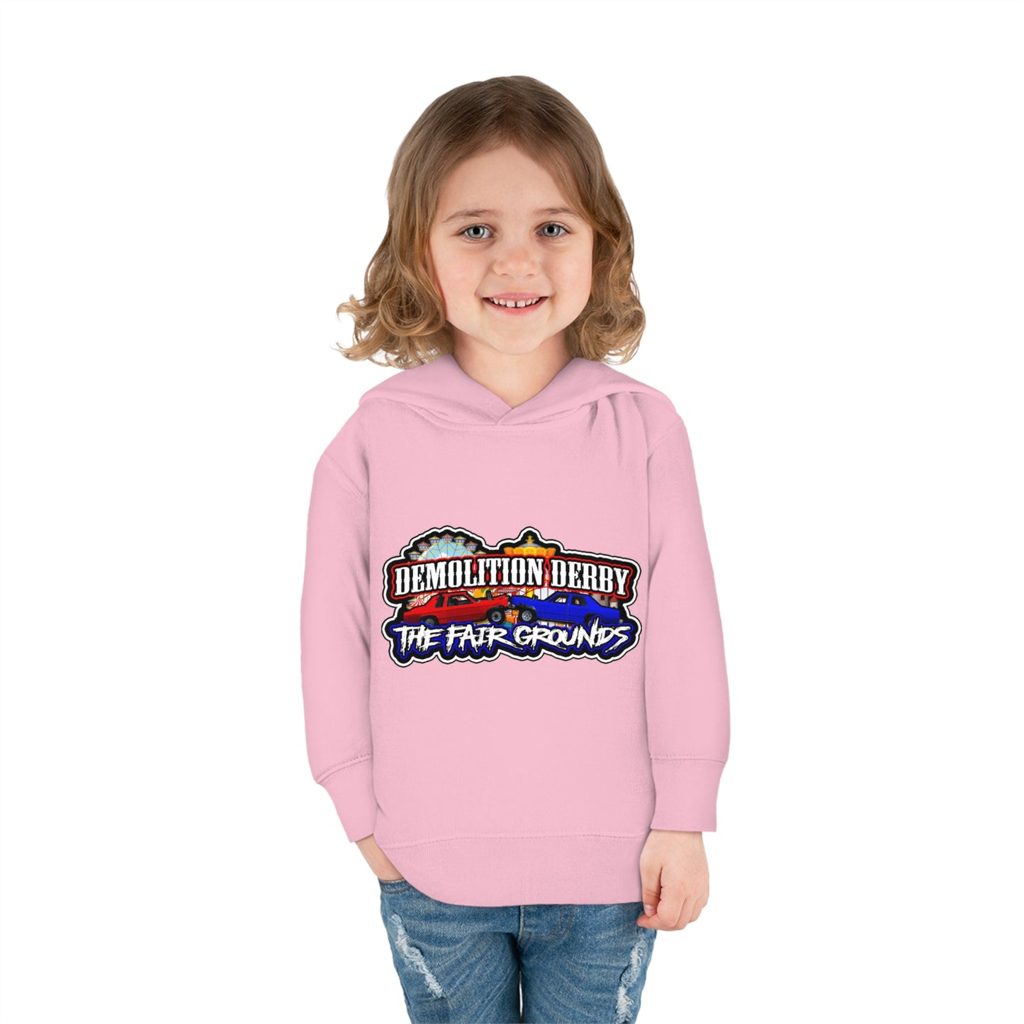 Toddler Pullover Fleece Hoodie w/ Logo on Front