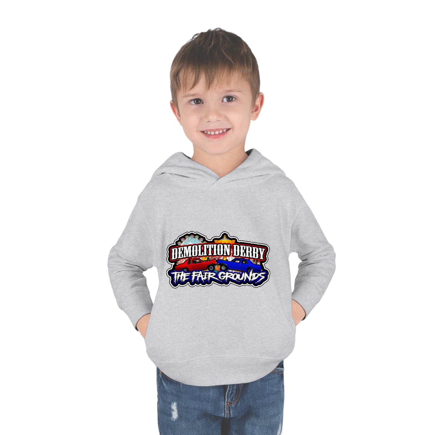 Toddler Pullover Fleece Hoodie w/ Logo on Front