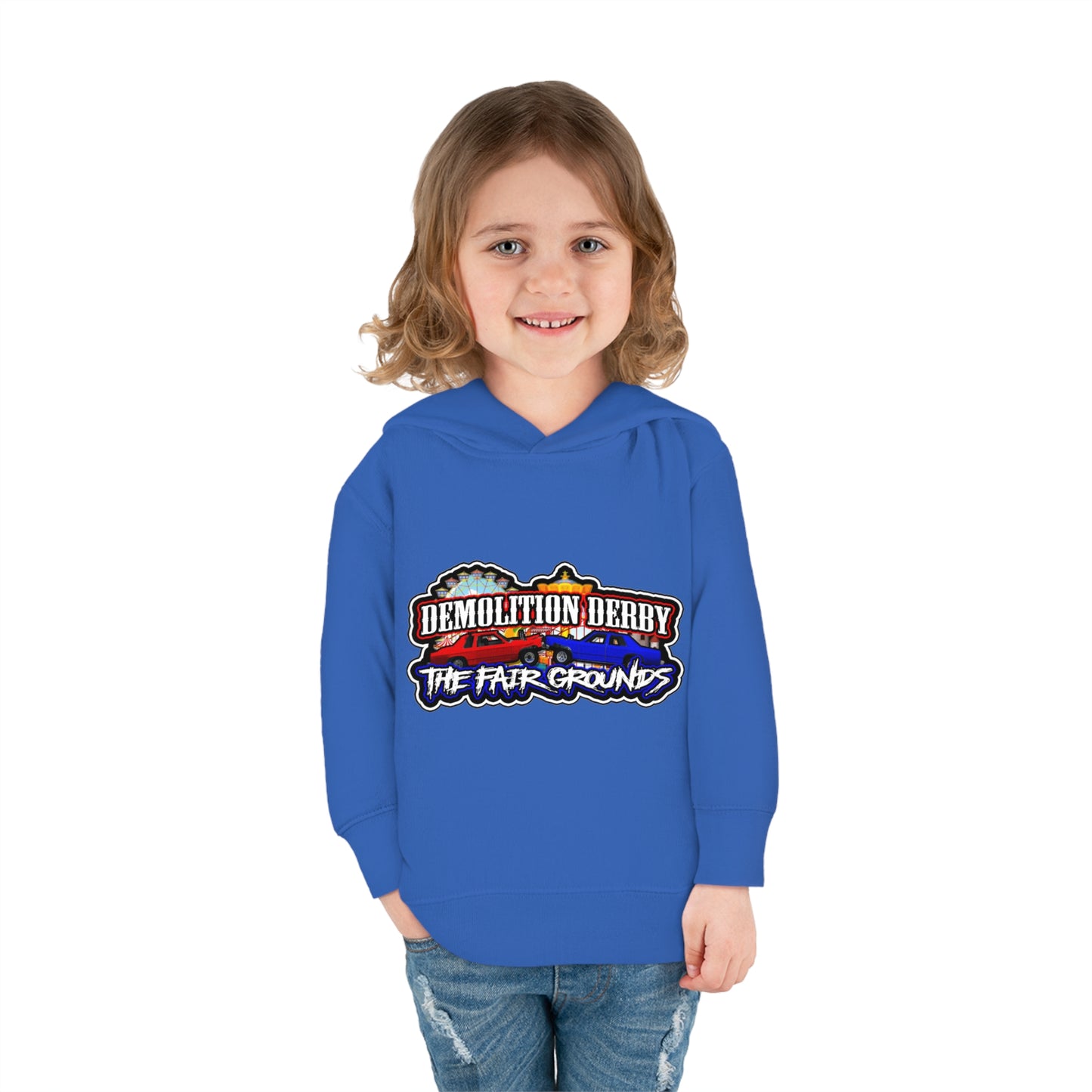 Toddler Pullover Fleece Hoodie w/ Logo on Front