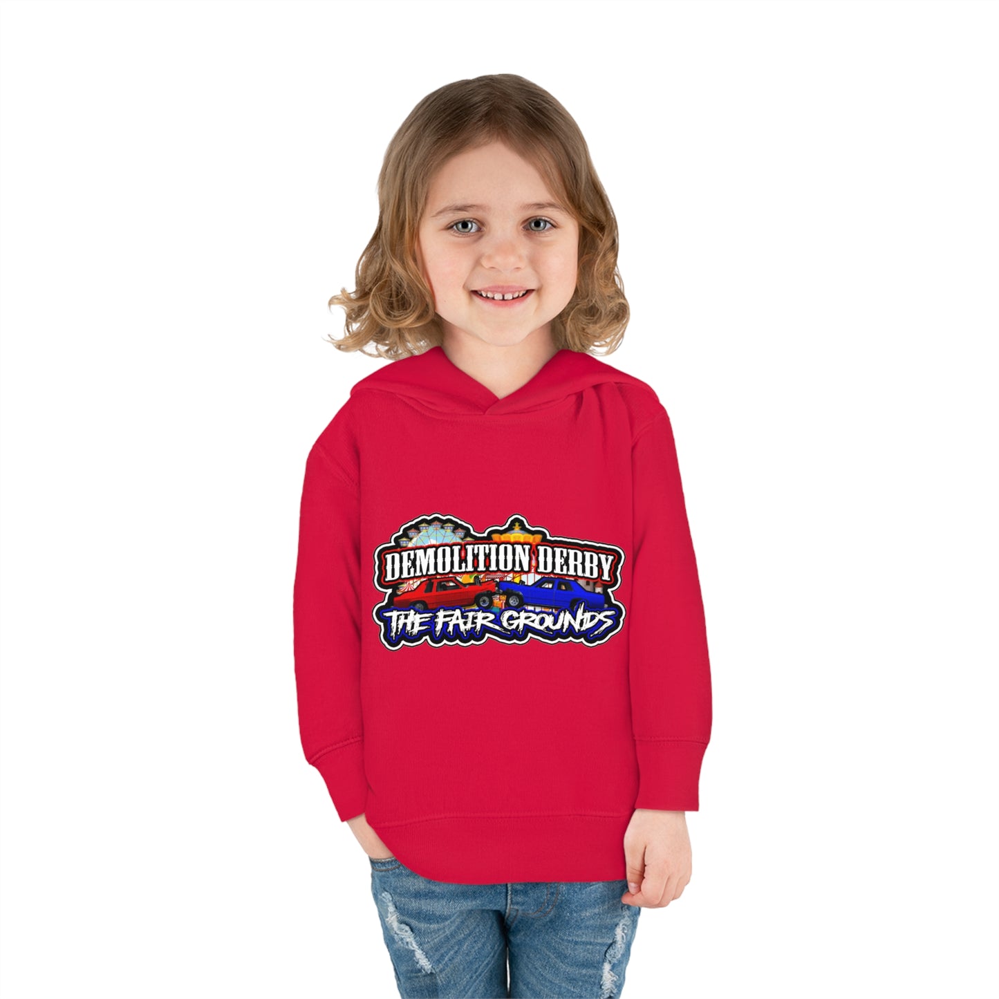 Toddler Pullover Fleece Hoodie w/ Logo on Front