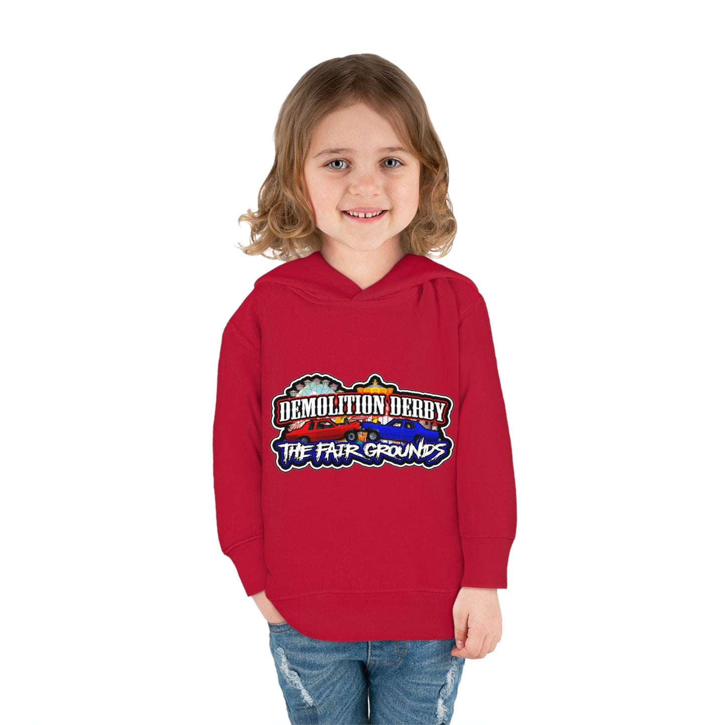 Toddler Pullover Fleece Hoodie w/ Logo on Front