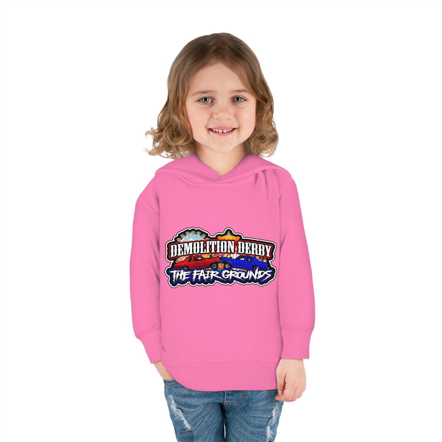 Toddler Pullover Fleece Hoodie w/ Logo on Front