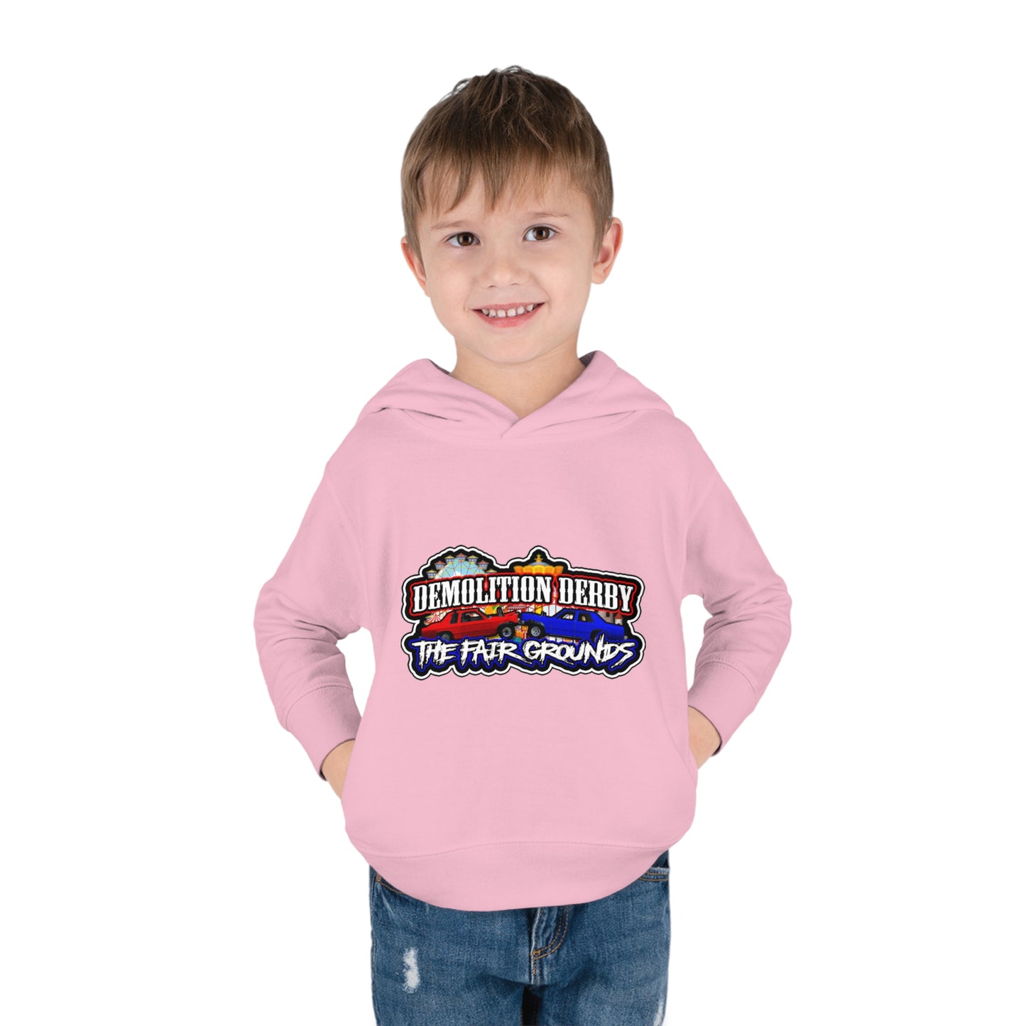 Toddler Pullover Fleece Hoodie w/ Logo on Front