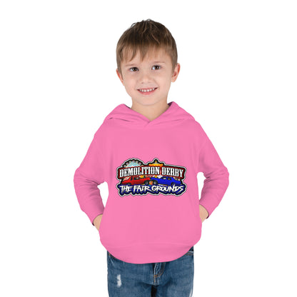 Toddler Pullover Fleece Hoodie w/ Logo on Front