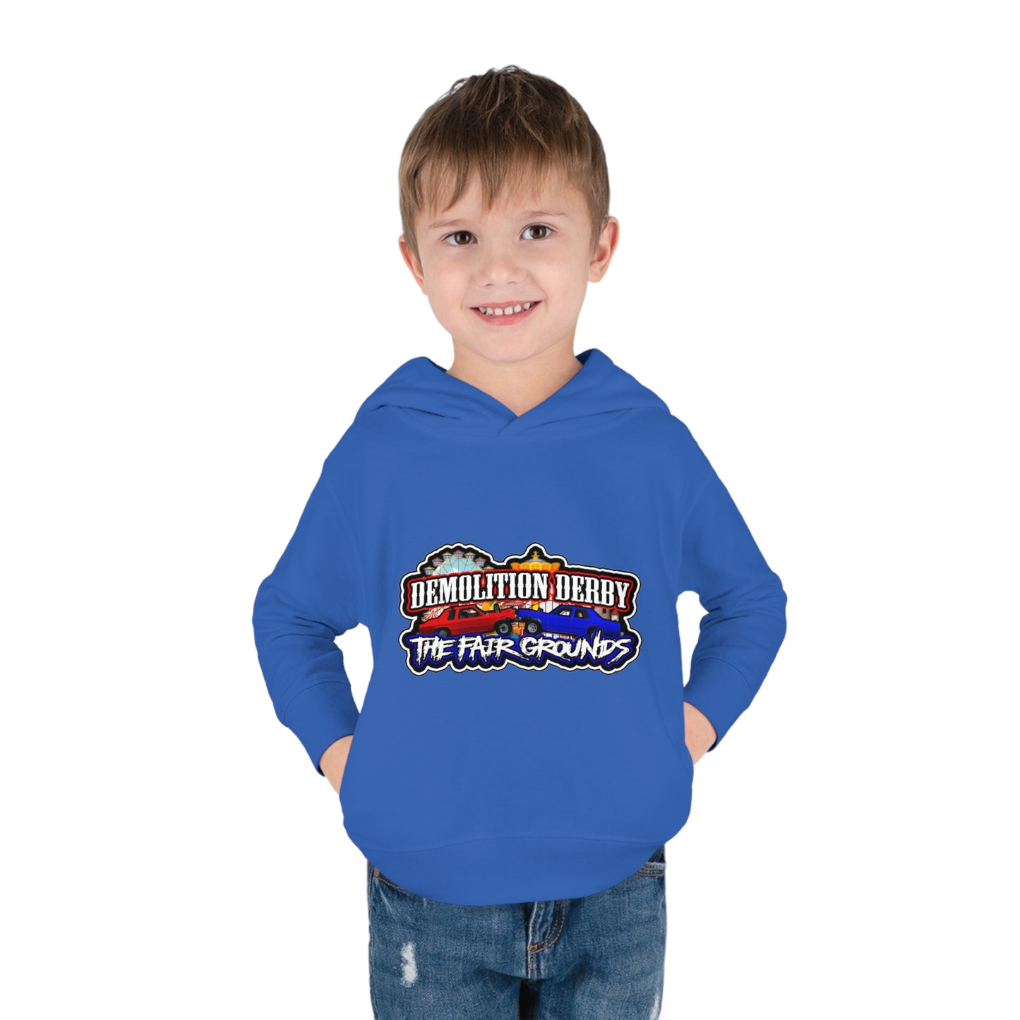 Toddler Pullover Fleece Hoodie w/ Logo on Front