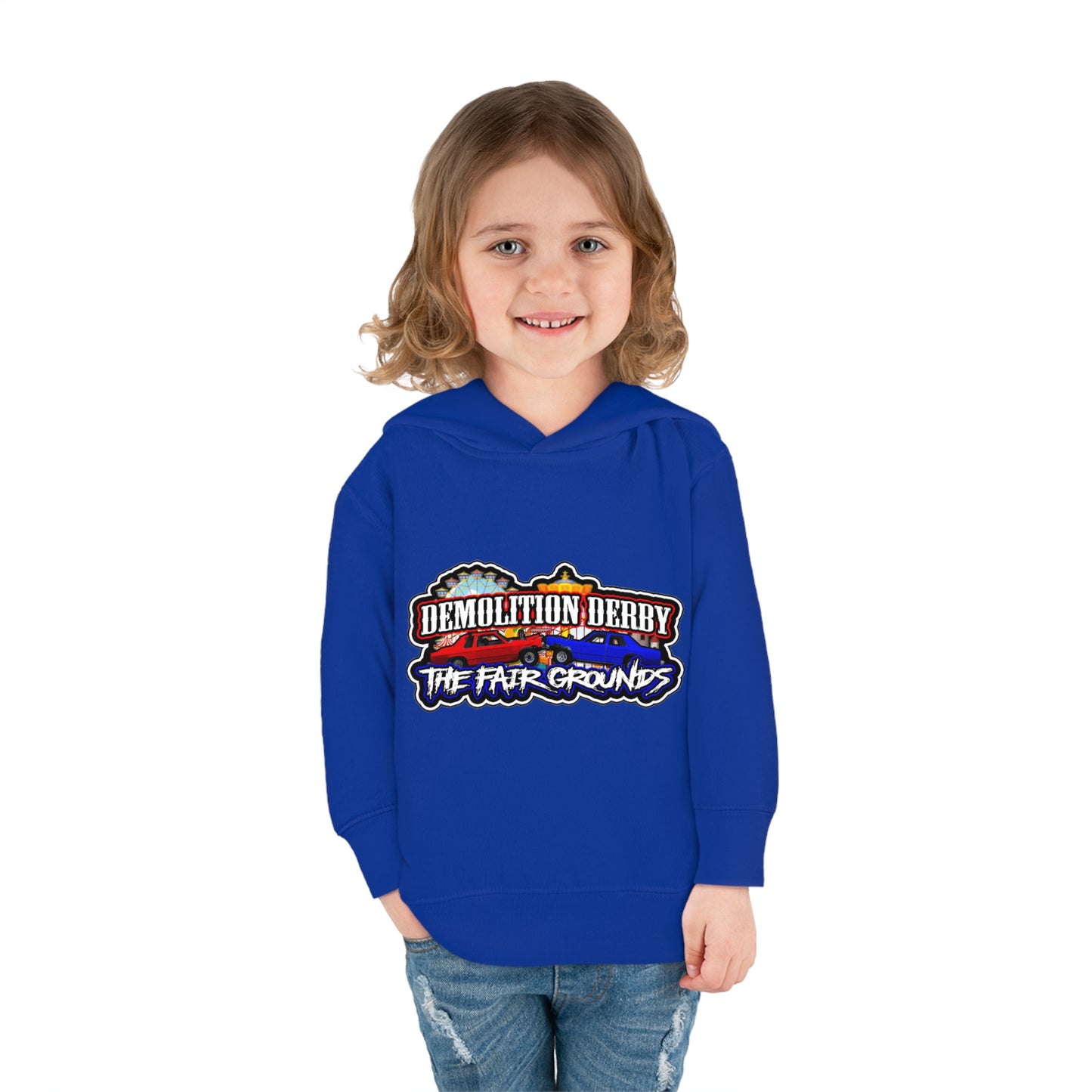 Toddler Pullover Fleece Hoodie w/ Logo on Front