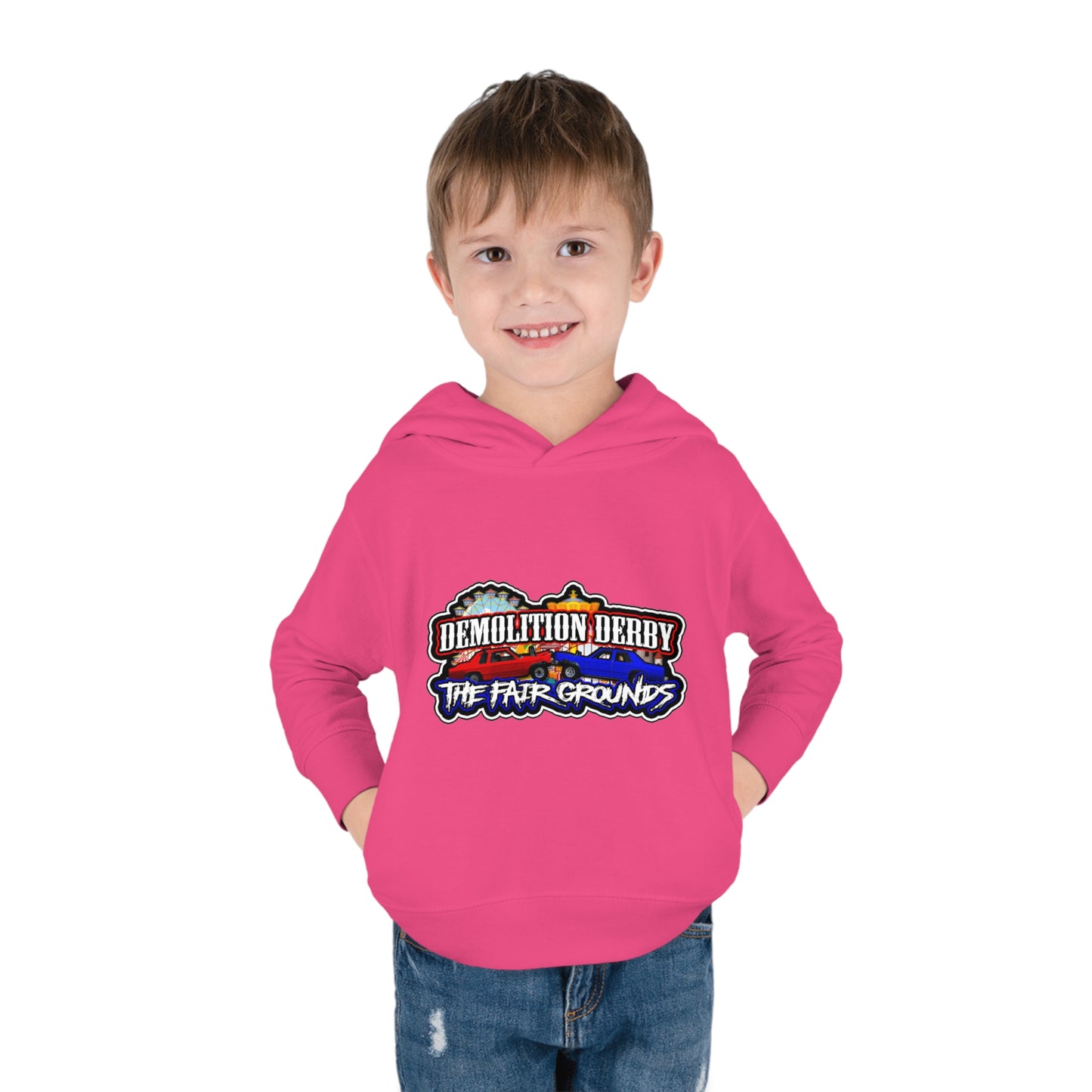 Toddler Pullover Fleece Hoodie w/ Logo on Front