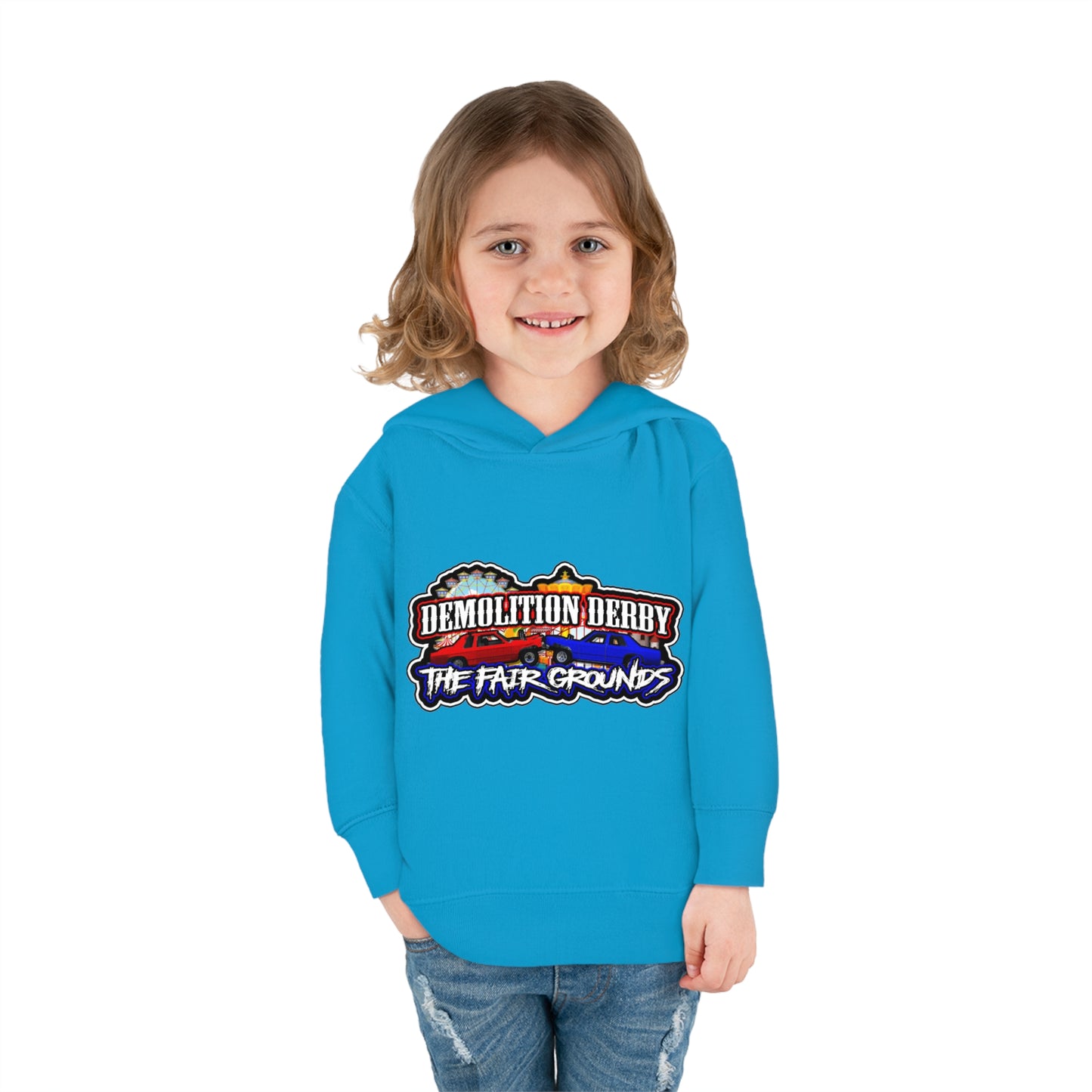 Toddler Pullover Fleece Hoodie w/ Logo on Front