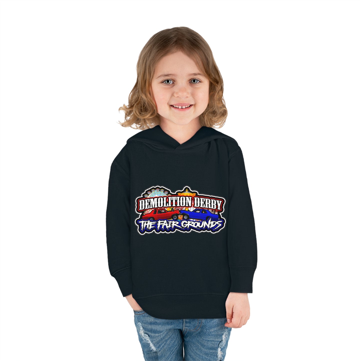 Toddler Pullover Fleece Hoodie w/ Logo on Front