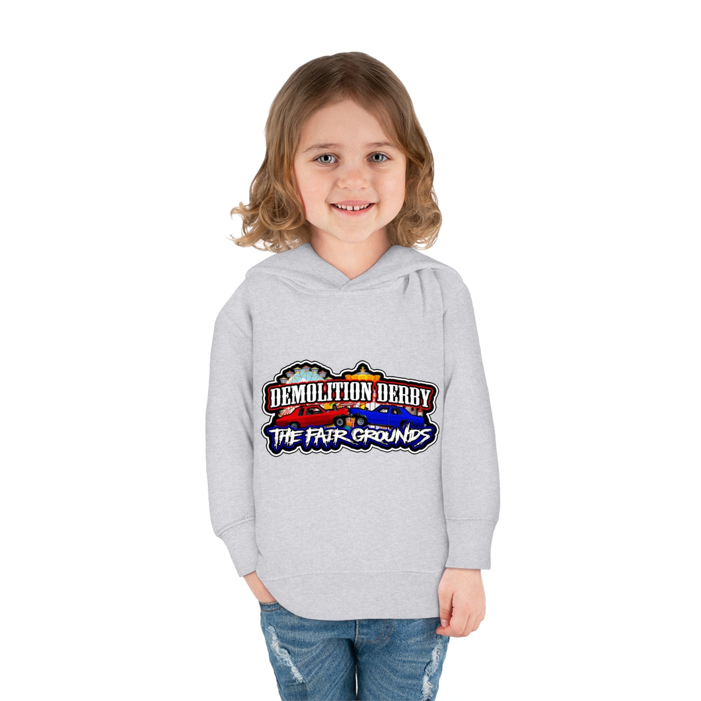 Toddler Pullover Fleece Hoodie w/ Logo on Front