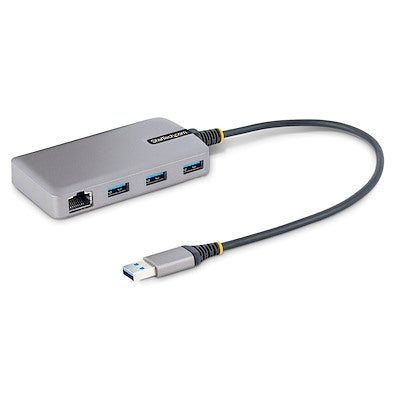 3 Port USB Hub w GbE Adapter