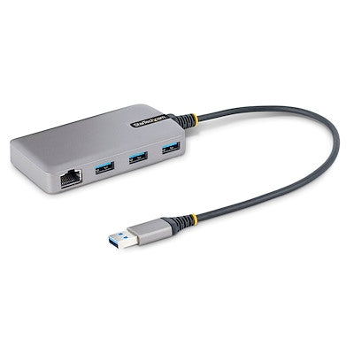3 Port USB Hub w GbE Adapter