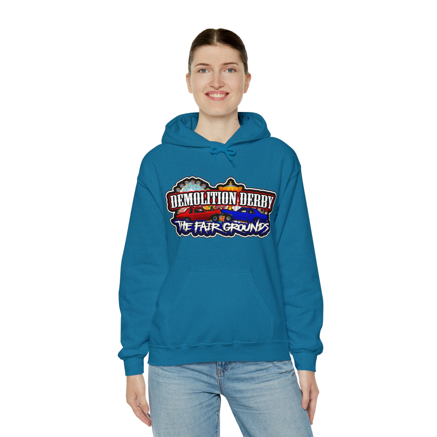 Front Logo Unisex Heavy Blend™ Hooded Sweatshirt w/Logo on Front Only