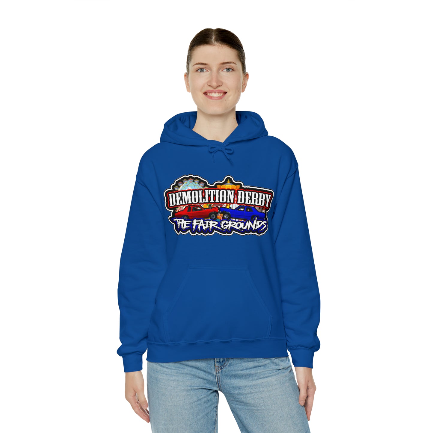 Front Logo Unisex Heavy Blend™ Hooded Sweatshirt w/Logo on Front Only