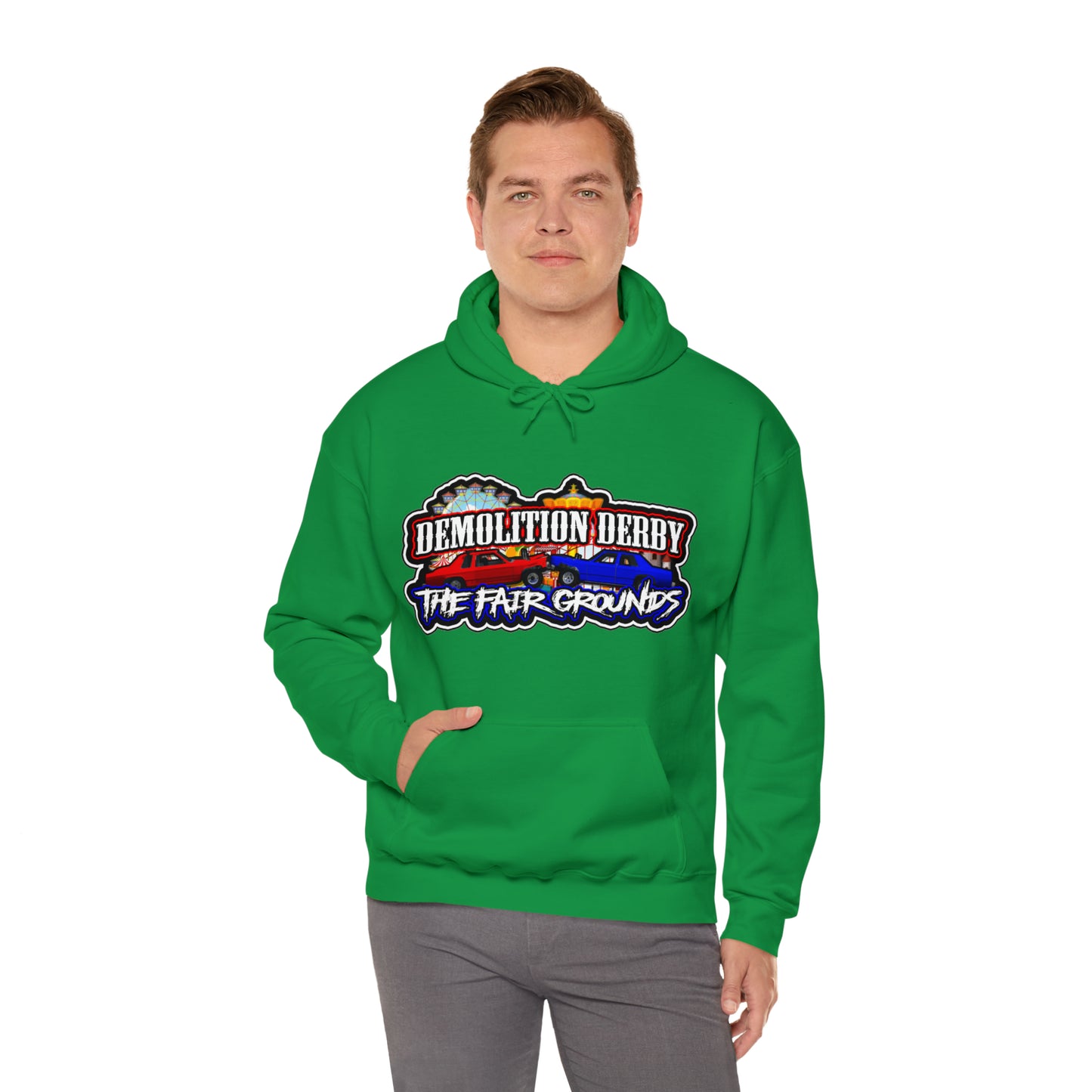 Front Logo Unisex Heavy Blend™ Hooded Sweatshirt w/Logo on Front Only