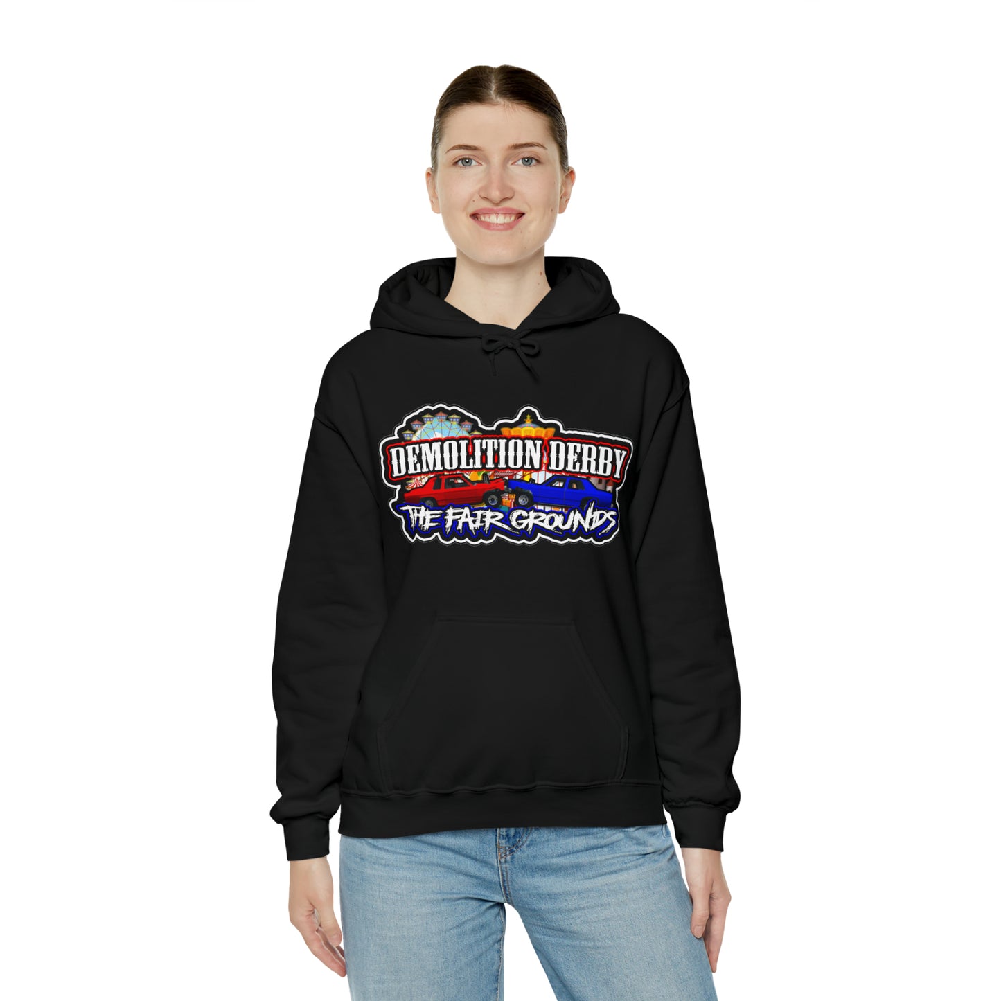 Front Logo Unisex Heavy Blend™ Hooded Sweatshirt w/Logo on Front Only