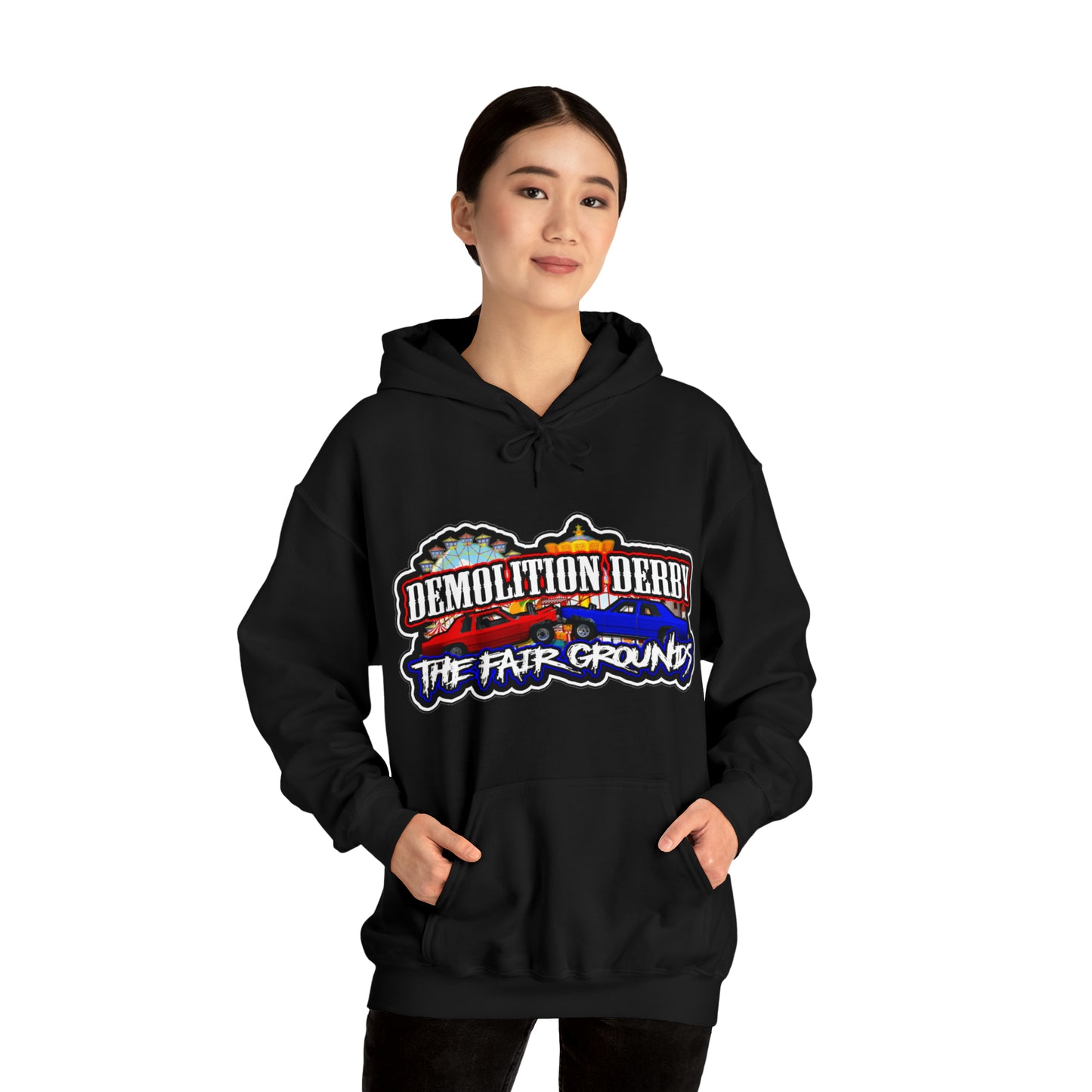 Front Logo Unisex Heavy Blend™ Hooded Sweatshirt w/Logo on Front Only