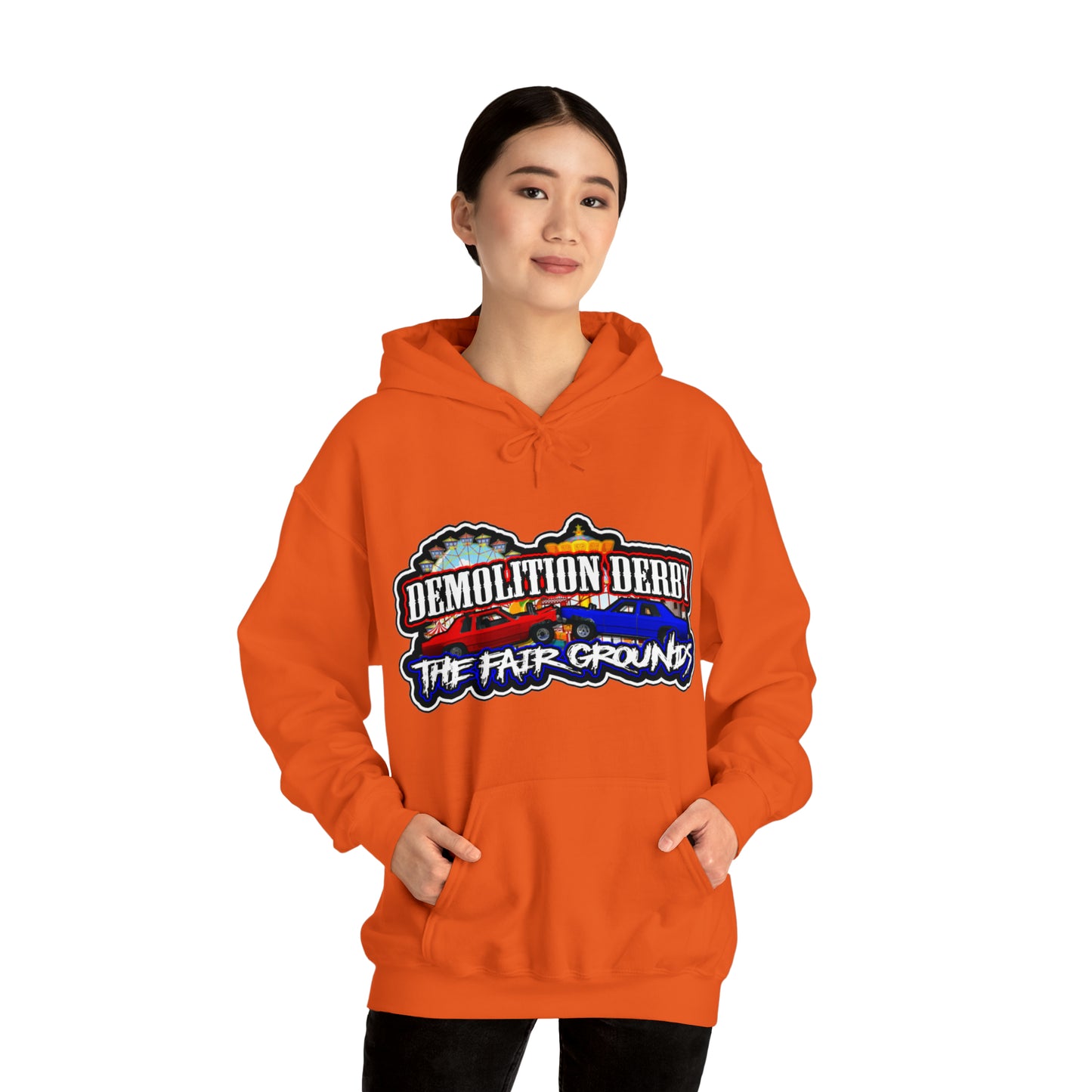 Front Logo Unisex Heavy Blend™ Hooded Sweatshirt w/Logo on Front Only