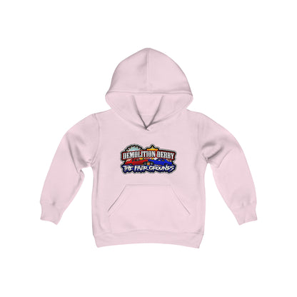 Youth Heavy Blend Hooded Sweatshirt w/ Logo on Front