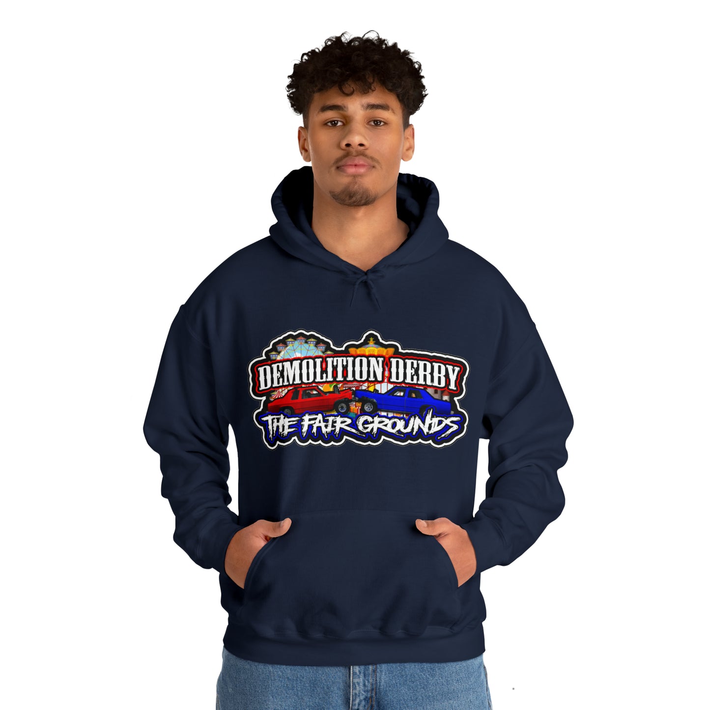 Front Logo Unisex Heavy Blend™ Hooded Sweatshirt w/Logo on Front Only