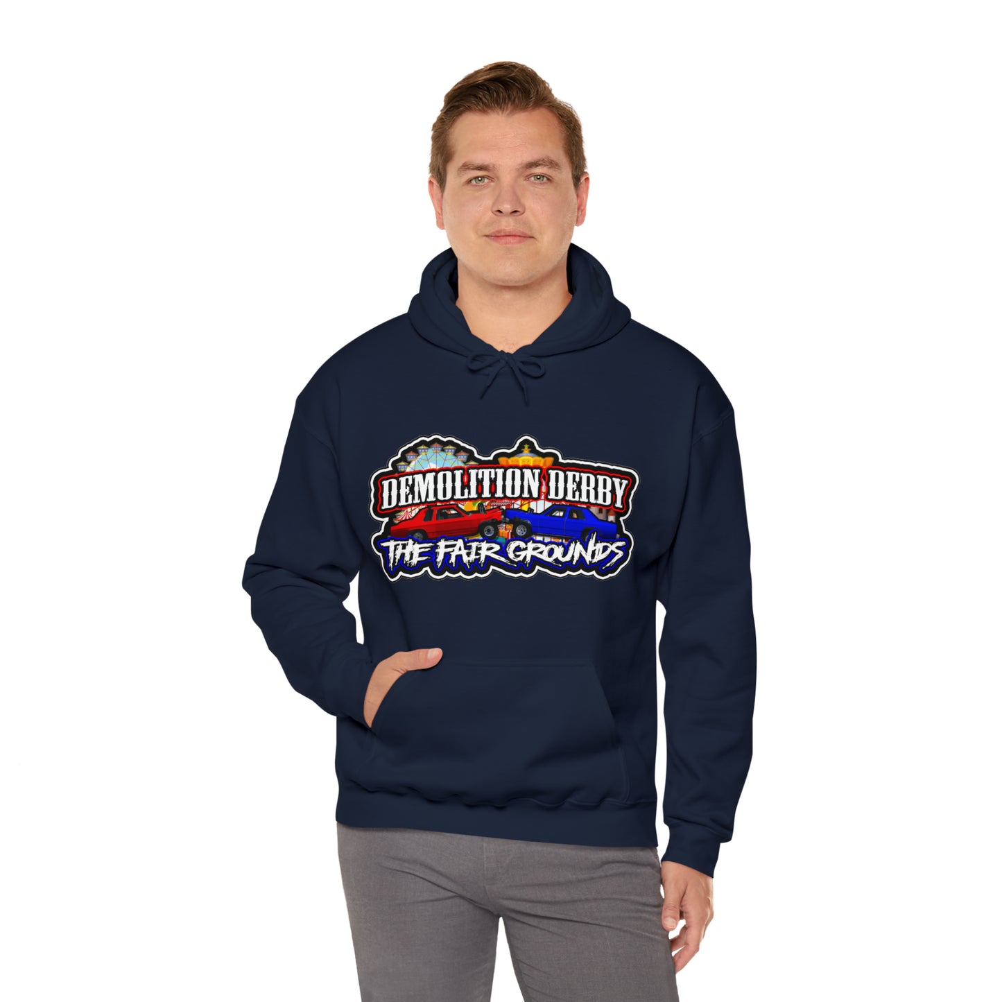 Front Logo Unisex Heavy Blend™ Hooded Sweatshirt w/Logo on Front Only