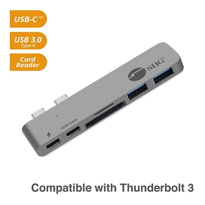 Thunderbolt 3 USB C Hub SpcGry