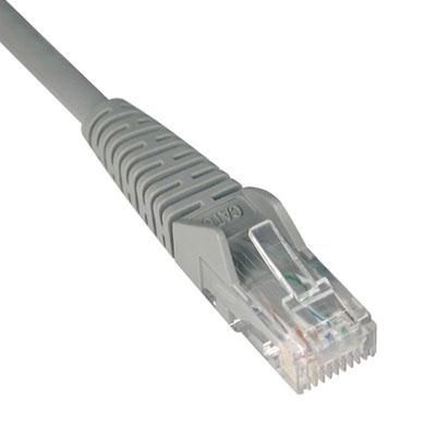 CAT6 GIGABIT GRAY SNAGLESS PATCH CABLE RJ45 - 5 FT