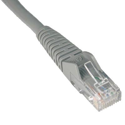 CAT6 GIGABIT GRAY SNAGLESS PATCH CABLE RJ45 - 10 FT