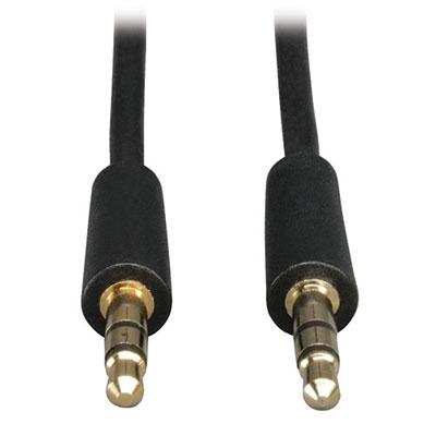 Mini Stereo Audio Dubbing Cable 3.5mm Connectors M/M 12' 12ft