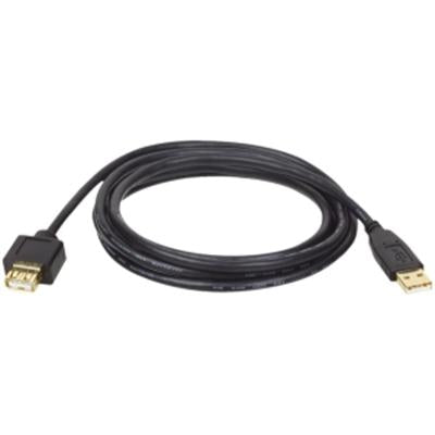 3ft USB 2.0 Gold Extension Double Shielded Cable USB A M/F 3'