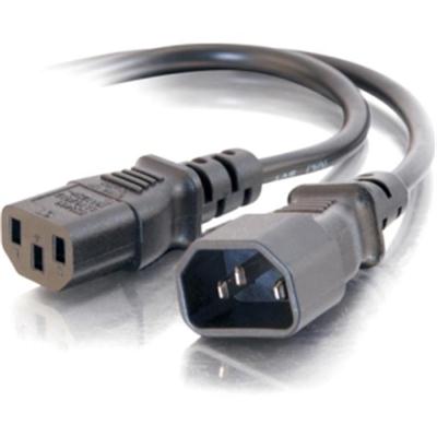 6ft COMPUTER POWER CORD EXTENSION (IEC320 C13 to IEC320 C14).