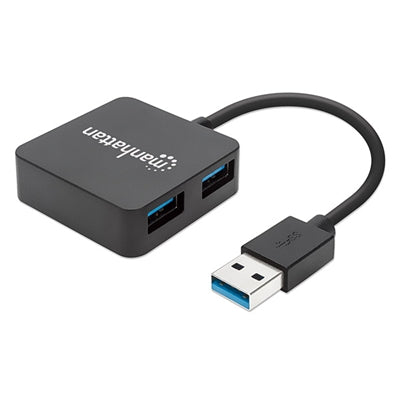 MH USB 3.0 4 Port Hub Black