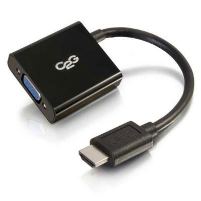 HDMI M to VGA F Dongle w POW