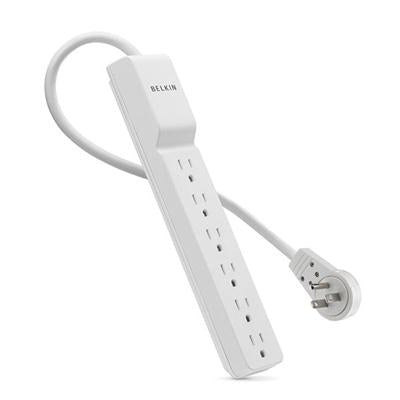 720J 6 Outlet Surge 6' Cord Wh