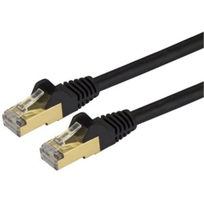 3ft Black Cat6a STP Cable