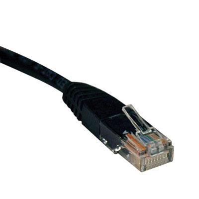 20ft Cat5e Cat5 350MHz Molded Patch Cable RJ45 M/M Black 20'