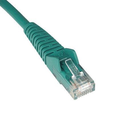 Tripp Lite Cat6 Gigabit Snagless Patch Cable RJ45 - 7ft Green