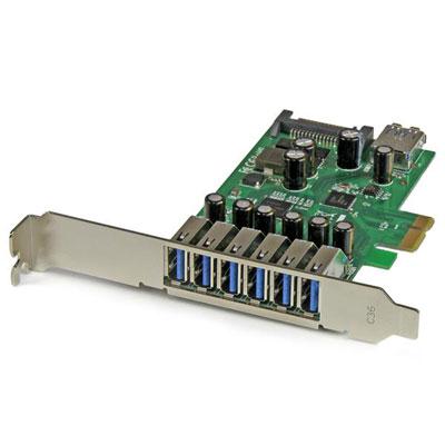 7 Port PCIe USB 3.0 Card TAA